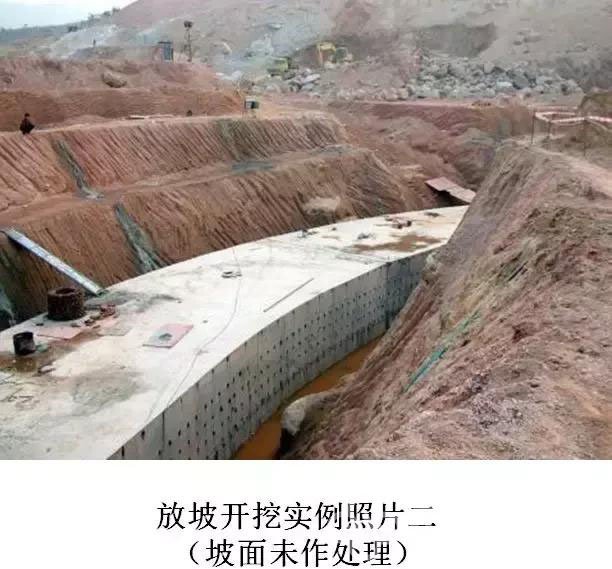 云岩放坡开挖及简易支护适用性